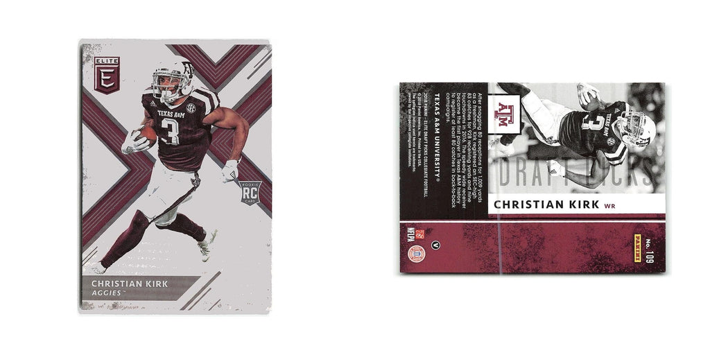 Christian Kirk Rookie 2018 Panini Elite Draft Picks #109 Texas A&M Aggies NM