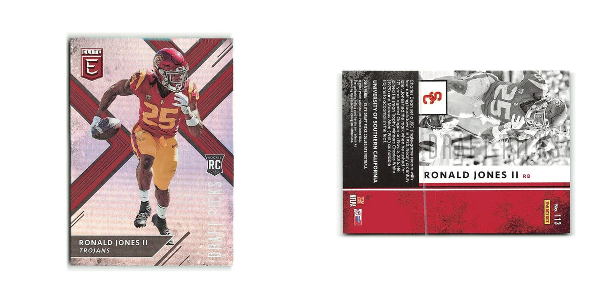 Ronald Jones II Rookie 2018 Panini Elite Draft Picks #113 USC Trojans NM