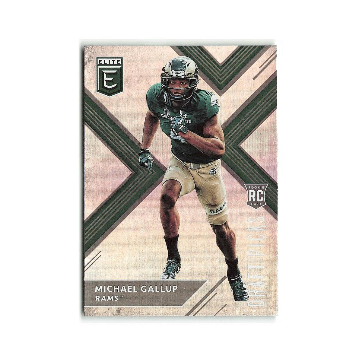 Michael Gallup Rookie 2018 Panini Elite Draft Picks #142 Colorado State Rams NM