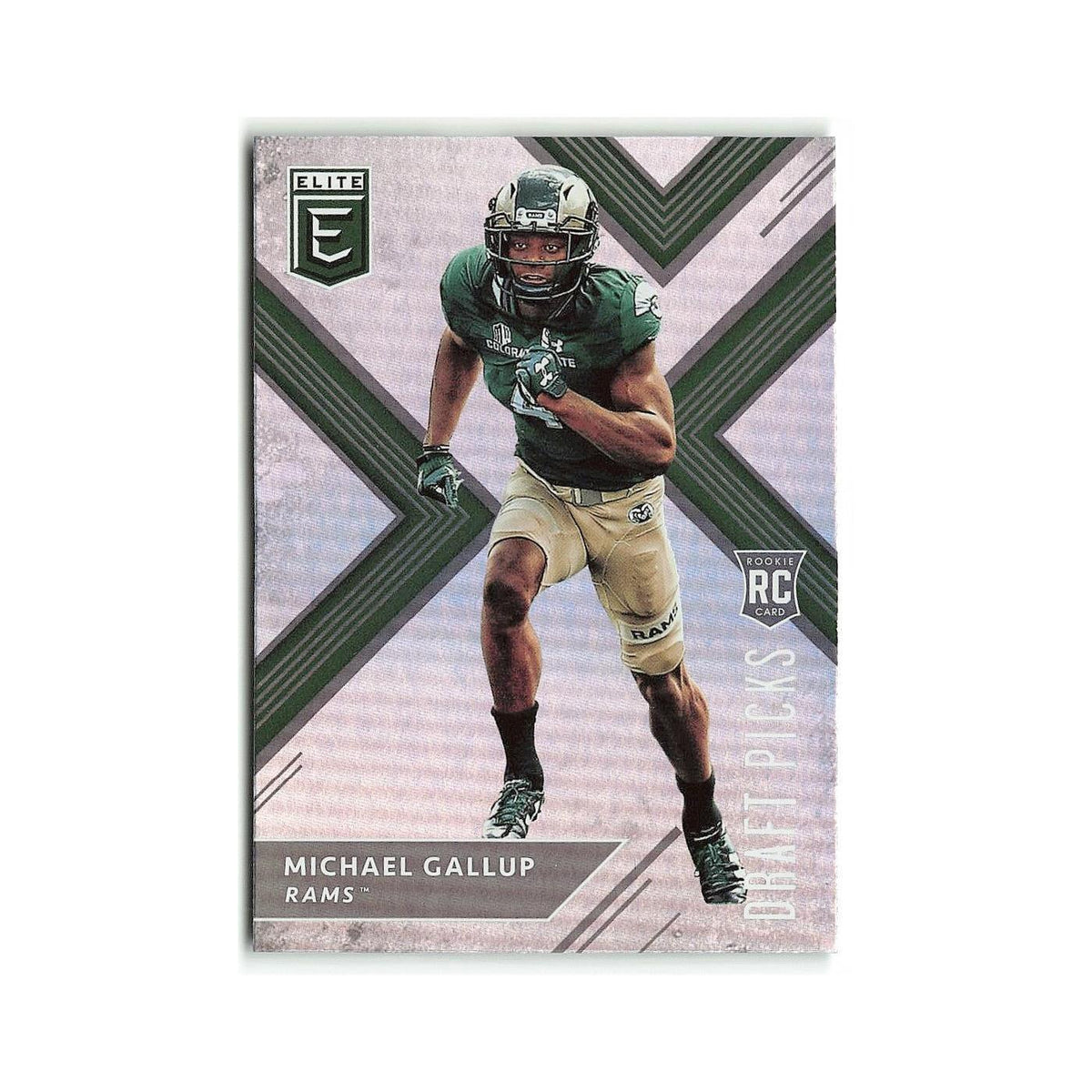 Michael Gallup Rookie 2018 Panini Elite Draft Picks #142 Colorado State Rams NM