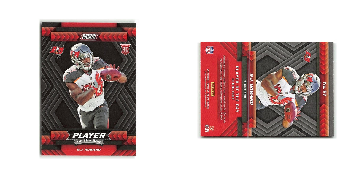O.J. Howard Rookie 2017 NFL Player of the Day Rookies #R7 Buccaneers NM