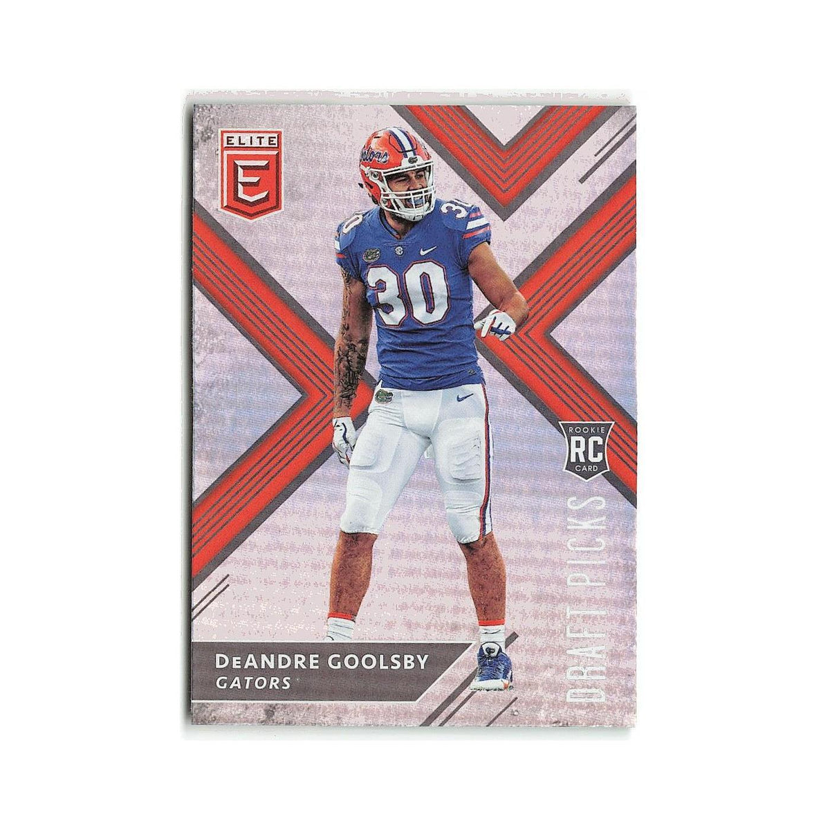 DeAndre Goolsby Rookie 2018 Panini Elite Draft Picks #133 Florida Gators NM