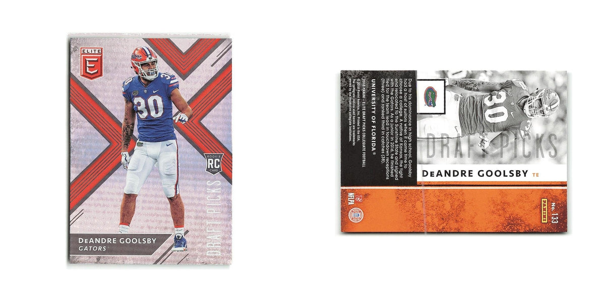 DeAndre Goolsby Rookie 2018 Panini Elite Draft Picks #133 Florida Gators NM