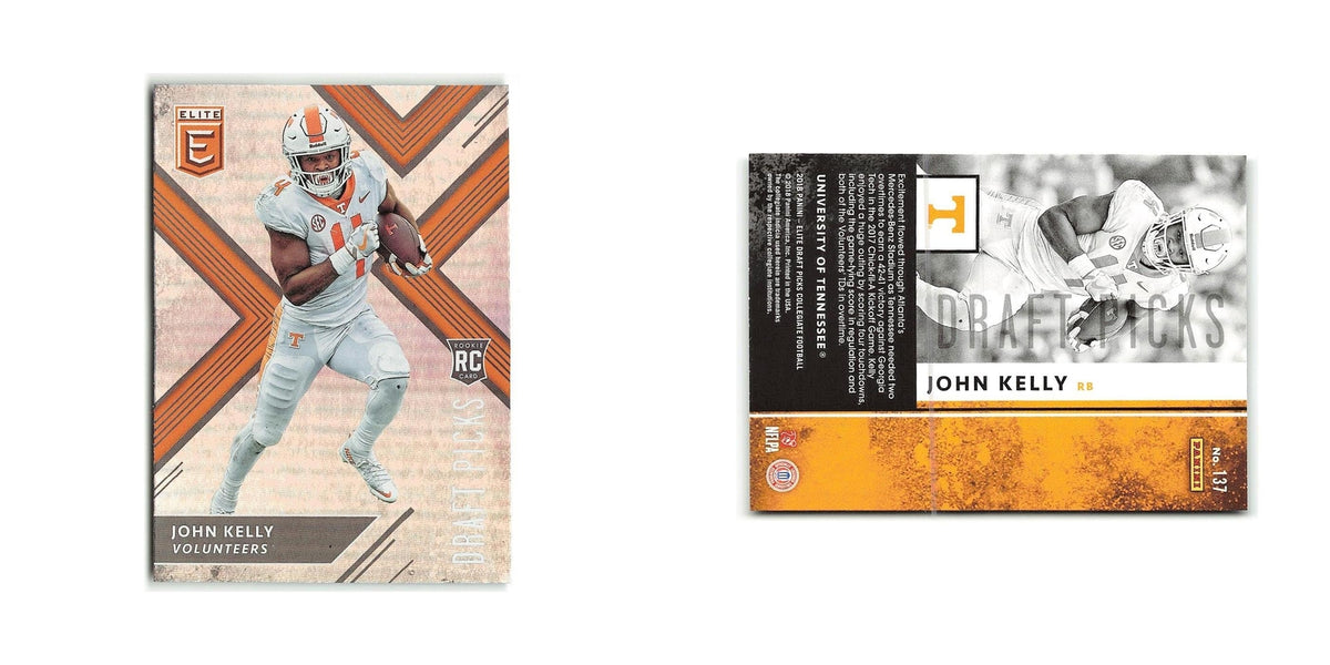 John Kelly Rookie 2018 Panini Elite Draft Picks #137 Tennessee Volunteers NM