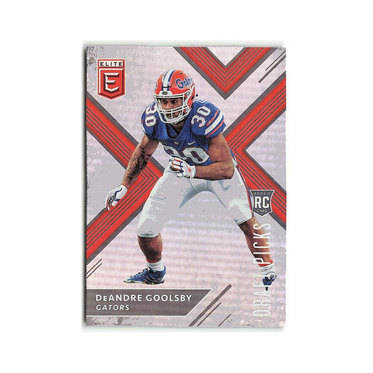 DeAndre Goolsby Rookie 2018 Panini Elite Draft Picks #133 Florida Gators NM