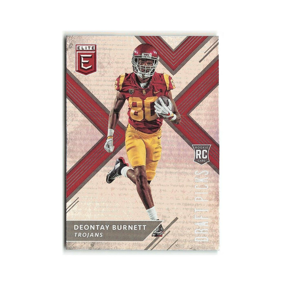 Deontay Burnett Rookie 2018 Panini Elite Draft Picks #124 USC Trojans NM