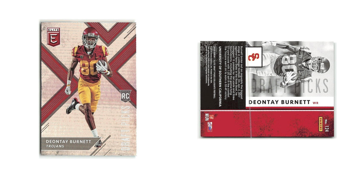 Deontay Burnett Rookie 2018 Panini Elite Draft Picks #124 USC Trojans NM