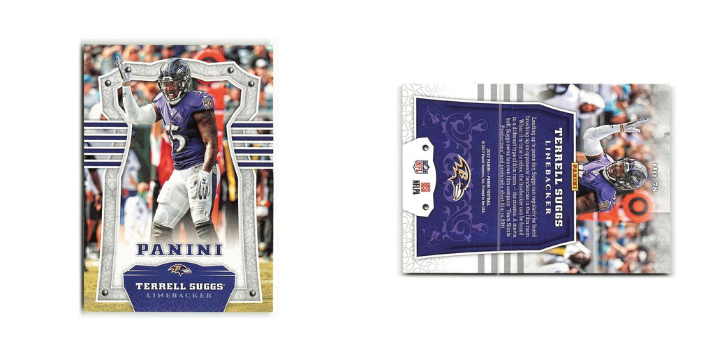 Terrell Suggs 2017 Panini #78 Baltimore Ravens Football Card NM