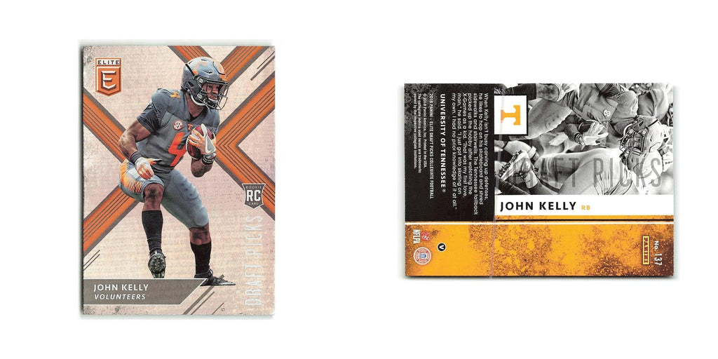 John Kelly Rookie 2018 Panini Elite Draft Picks #137 Tennessee Volunteers NM