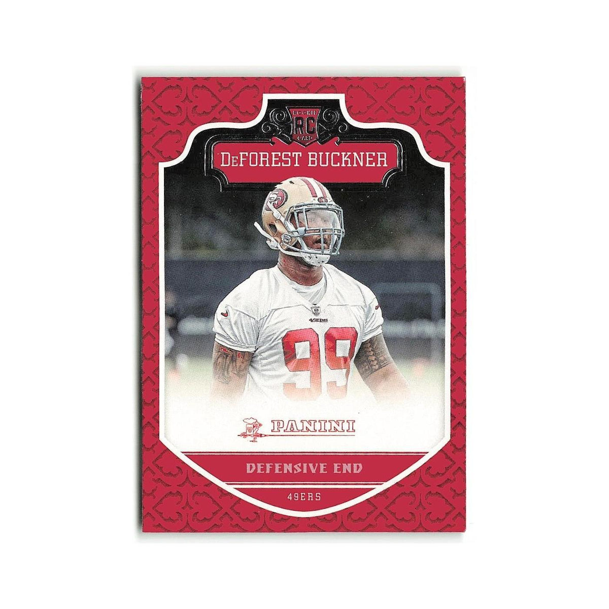 DeForest Buckner Rookie 2016 Panini #295 San Francisco 49ers Football Card NM