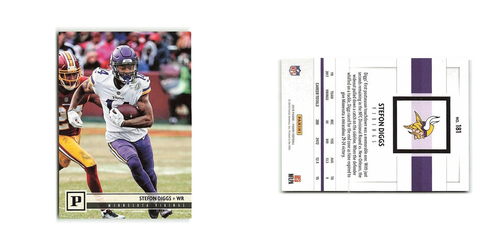 Stefon Diggs 2018 Panini #181 Minnesota Vikings Football Card NM