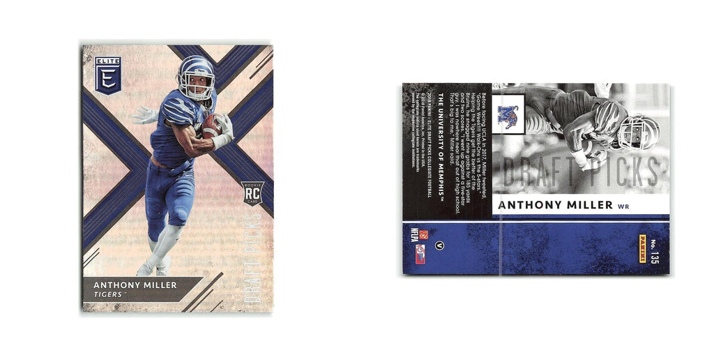 Anthony Miller Rookie 2018 Panini Elite Draft Picks #135 Memphis Tigers NM