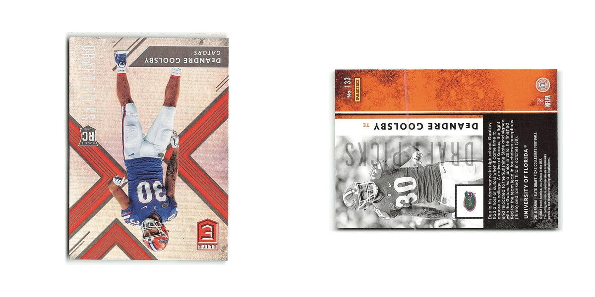 DeAndre Goolsby Rookie 2018 Panini Elite Draft Picks #133 Florida Gators NM