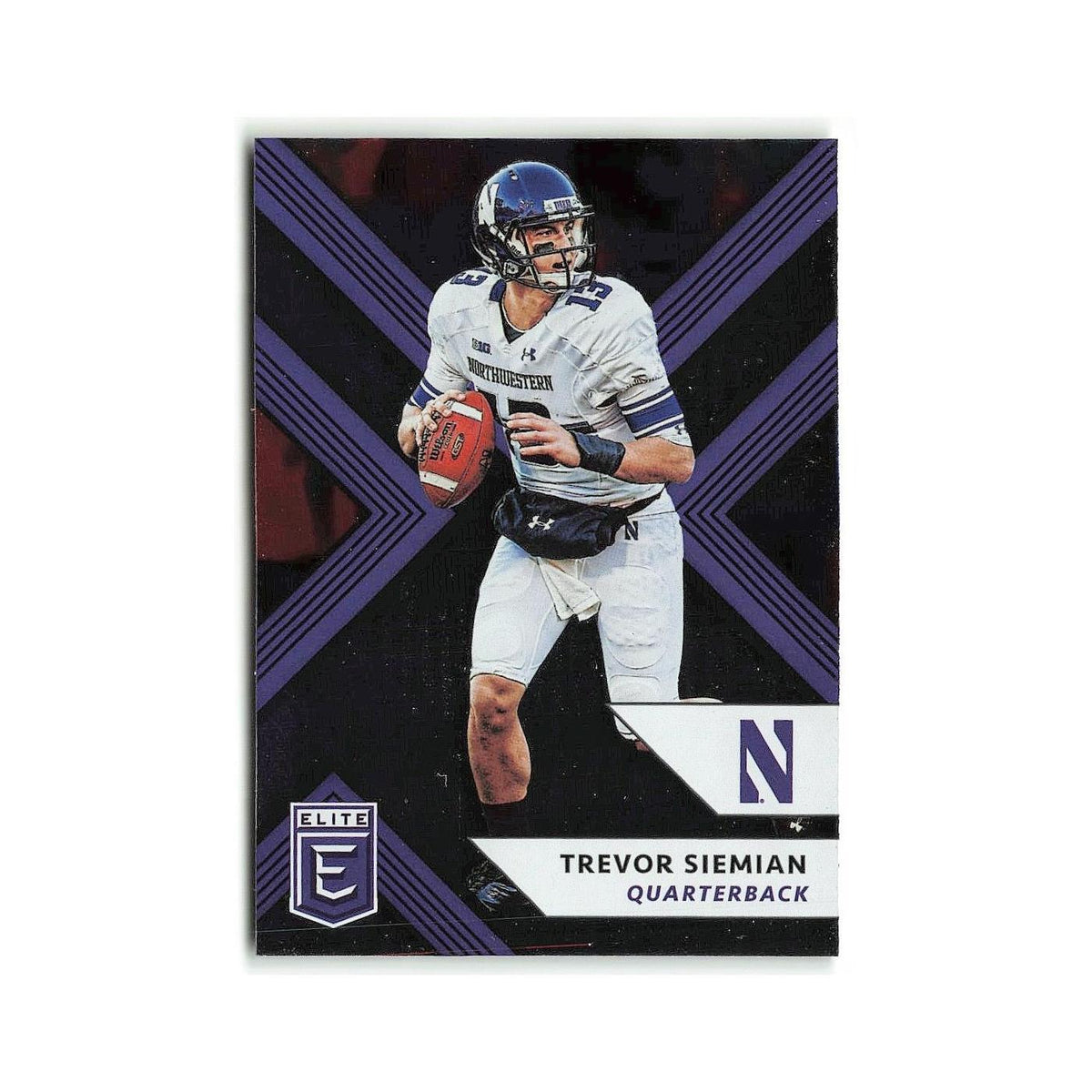Trevor Siemian Rookie 2018 Panini Elite Draft Picks #96 Northwestern Wildcats NM