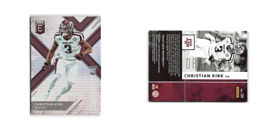 Christian Kirk Rookie 2018 Panini Elite Draft Picks #109 Texas A&M Aggies NM