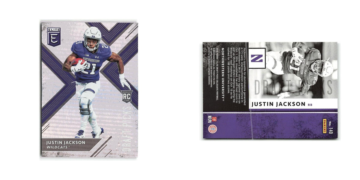 Justin Jackson Rookie 2018 Panini Elite Draft Picks #140 NM