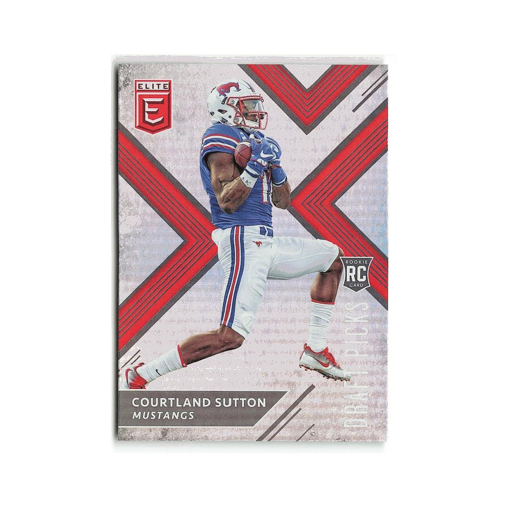 Courtland Sutton Rookie 2018 Panini Elite Draft Picks #107 SMU Mustangs NM