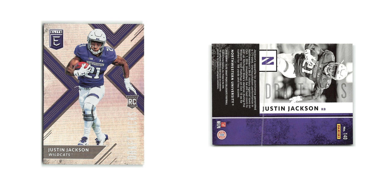 Justin Jackson Rookie 2018 Panini Elite Draft Picks #140 NM