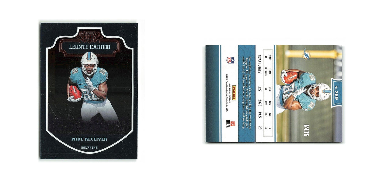 Leonte Carroo Rookie 2016 Panini #268 Miami Dolphins Football Card NM