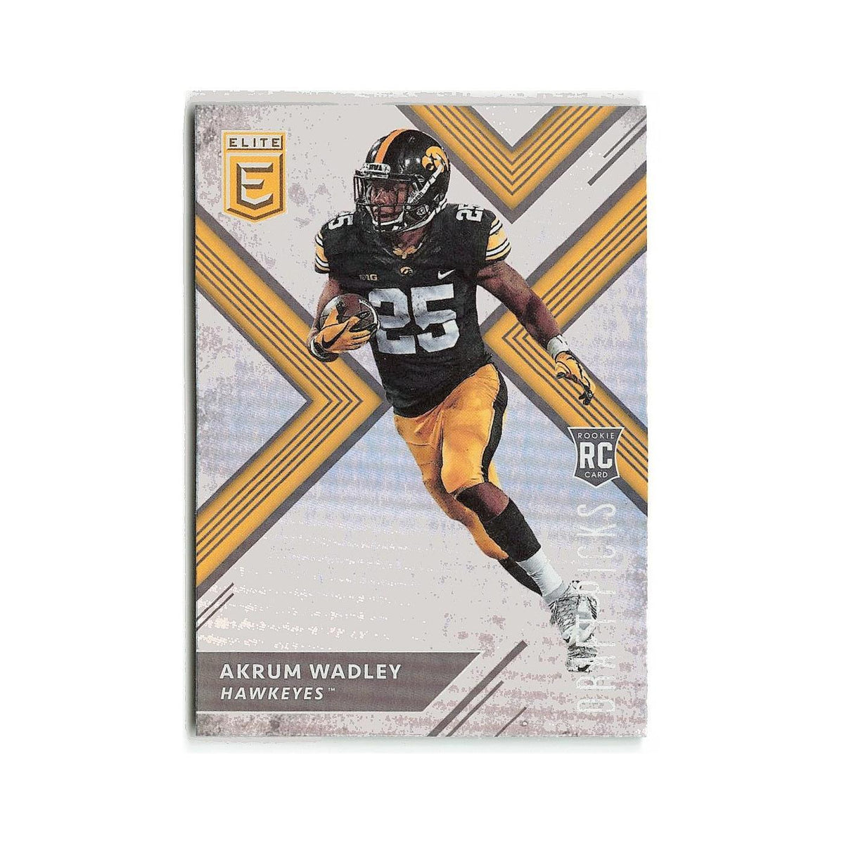 Akrum Wadley Rookie 2018 Panini Elite Draft Picks #147 Iowa Hawkeyes NM