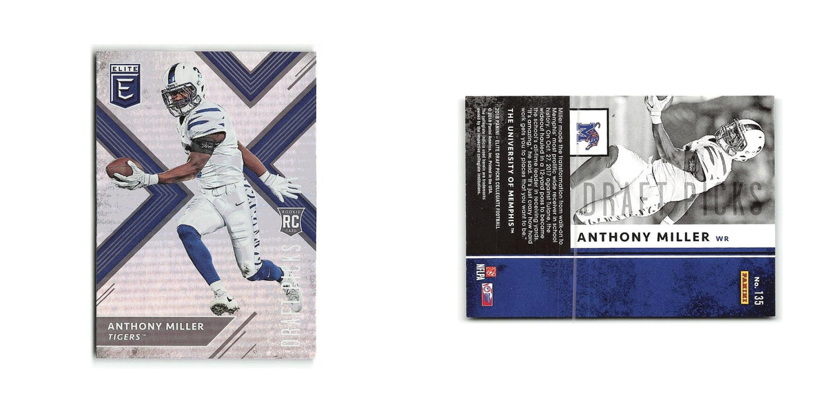 Anthony Miller Rookie 2018 Panini Elite Draft Picks #135 Memphis Tigers NM