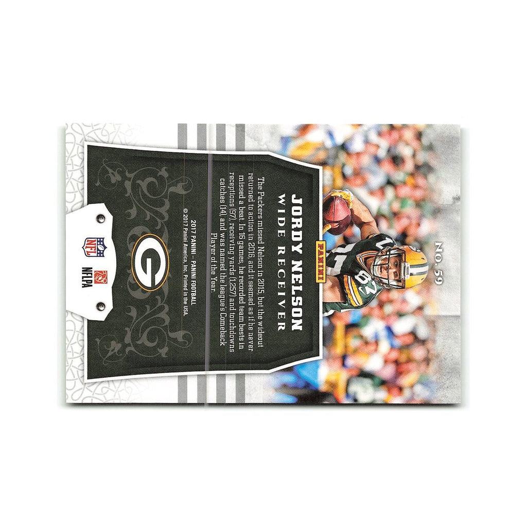 Jordy Nelson 2017 Panini #59 Green Bay Packers Football Card NM