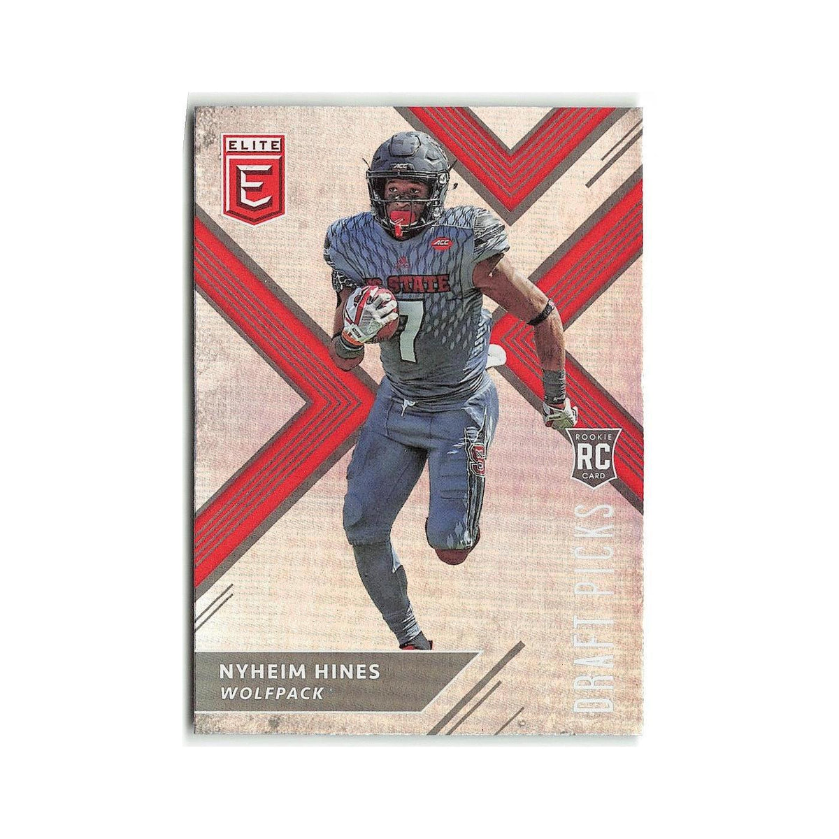 Nyheim Hines Rookie 2018 Panini Elite Draft Picks #116 NC State Wolfpack NM
