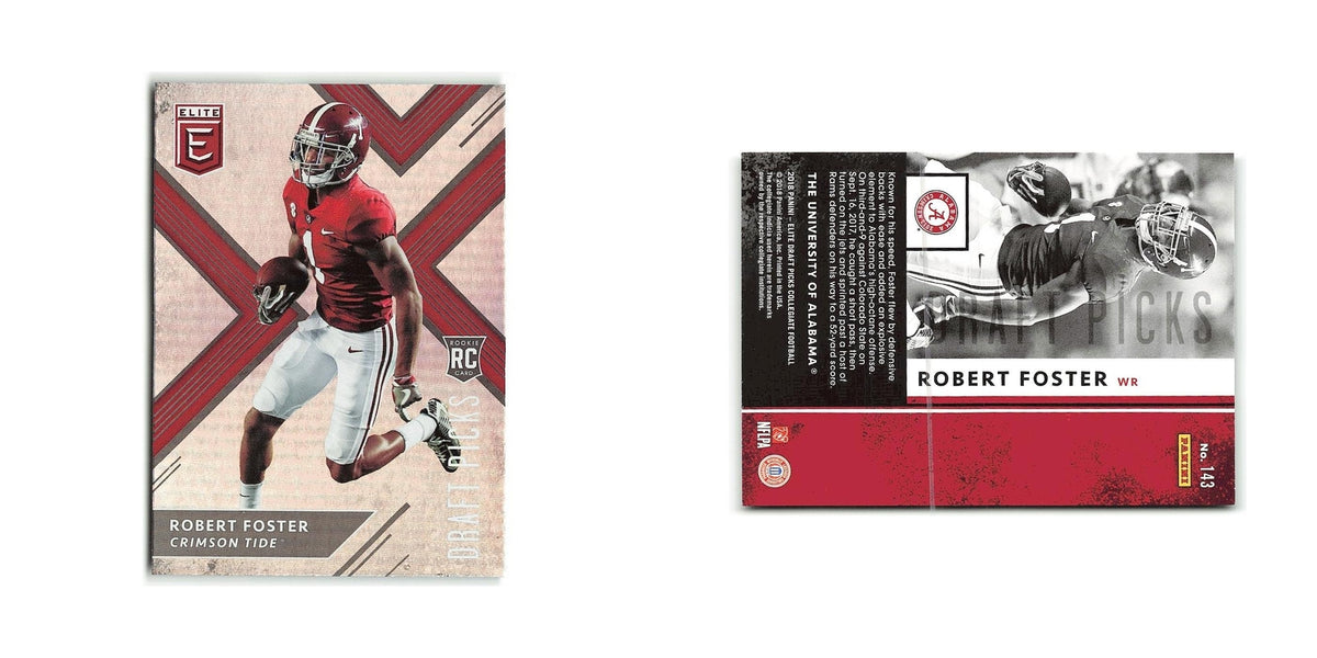 Robert Foster Rookie 2018 Panini Elite Draft Picks #143 Alabama Crimson Tide NM