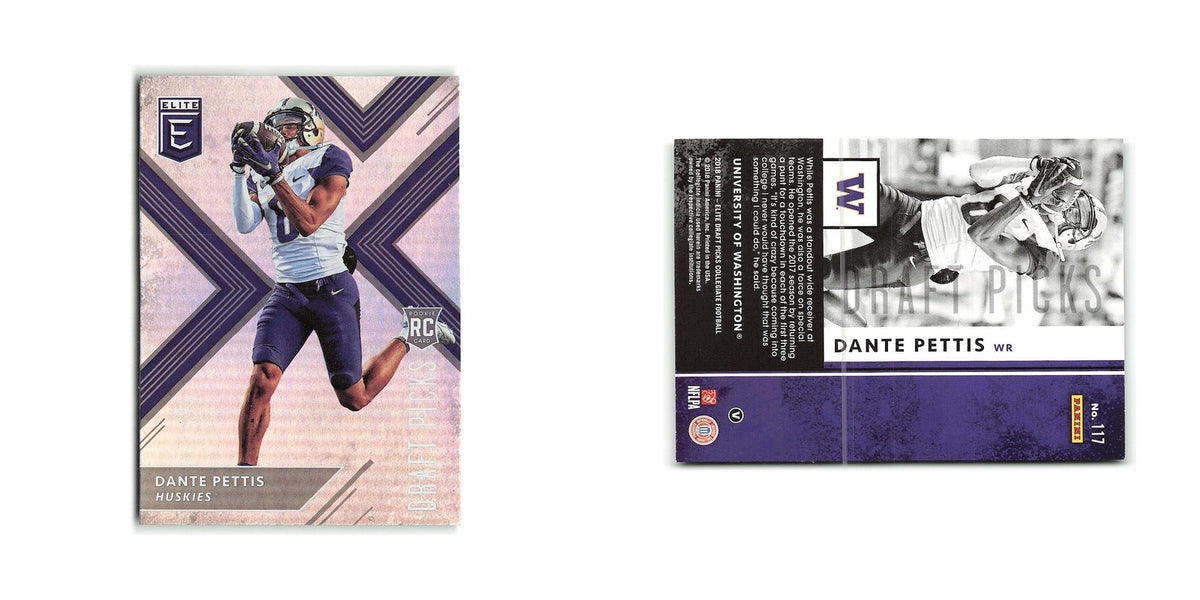 Dante Pettis Rookie 2018 Panini Elite Draft Picks #117 Washington Huskies NM