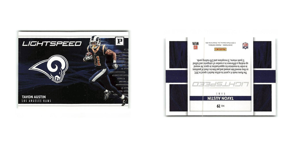 Tavon Austin 2018 Panini Lightspeed #19 Los Angeles Rams Football Card NM