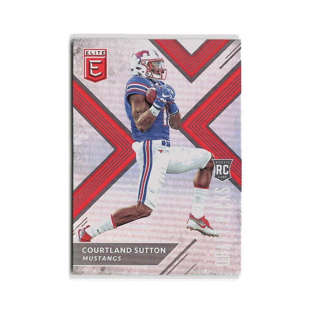 Courtland Sutton Rookie 2018 Panini Elite Draft Picks #107 SMU Mustangs NM