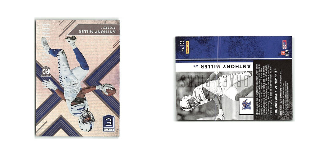 Anthony Miller Rookie 2018 Panini Elite Draft Picks #135 Memphis Tigers NM