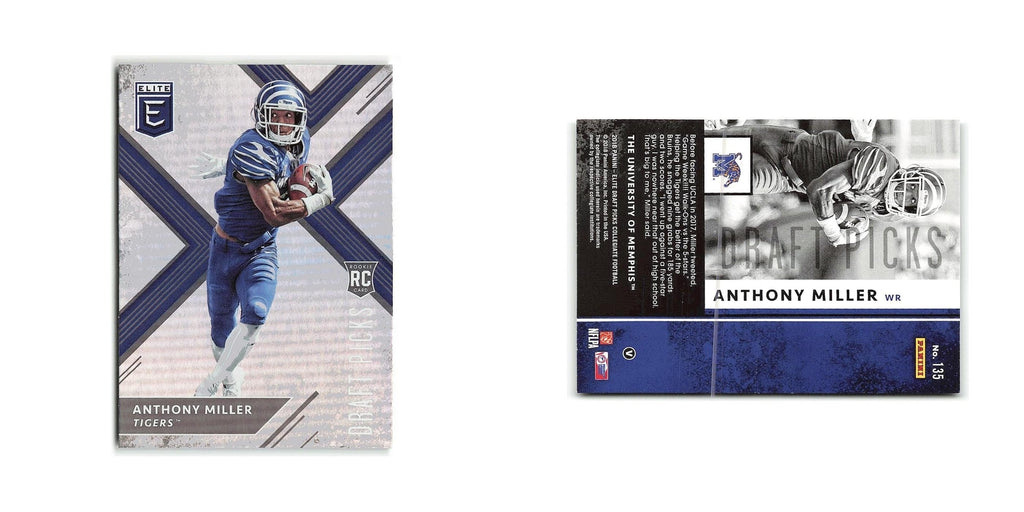 Anthony Miller Rookie 2018 Panini Elite Draft Picks #135 Memphis Tigers NM