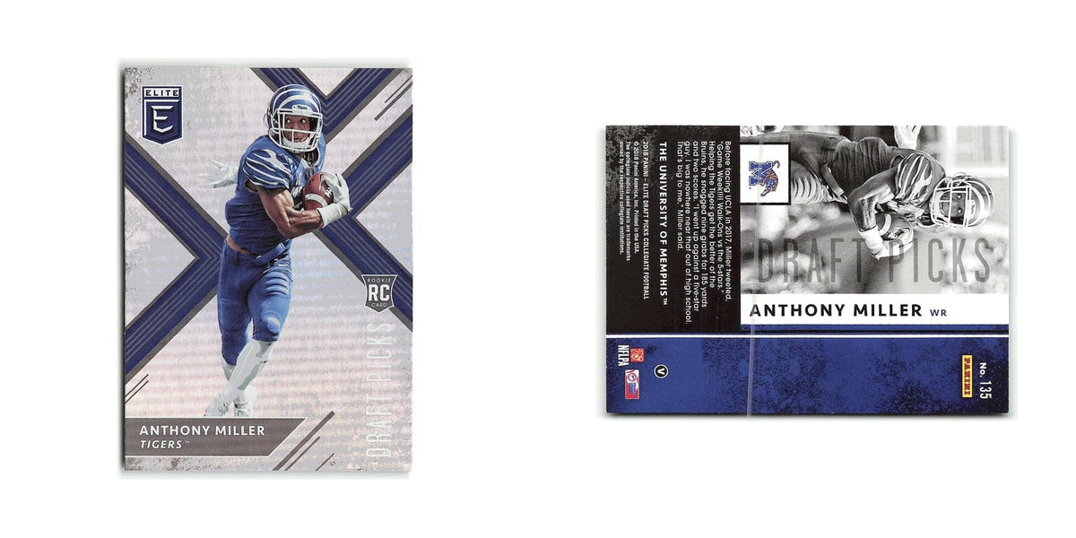 Anthony Miller Rookie 2018 Panini Elite Draft Picks #135 Memphis Tigers NM