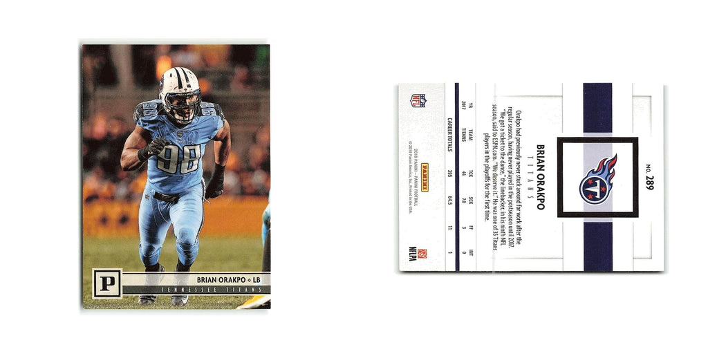 Brian Orakpo 2018 Panini #289 Tennessee Titans Football Card NM