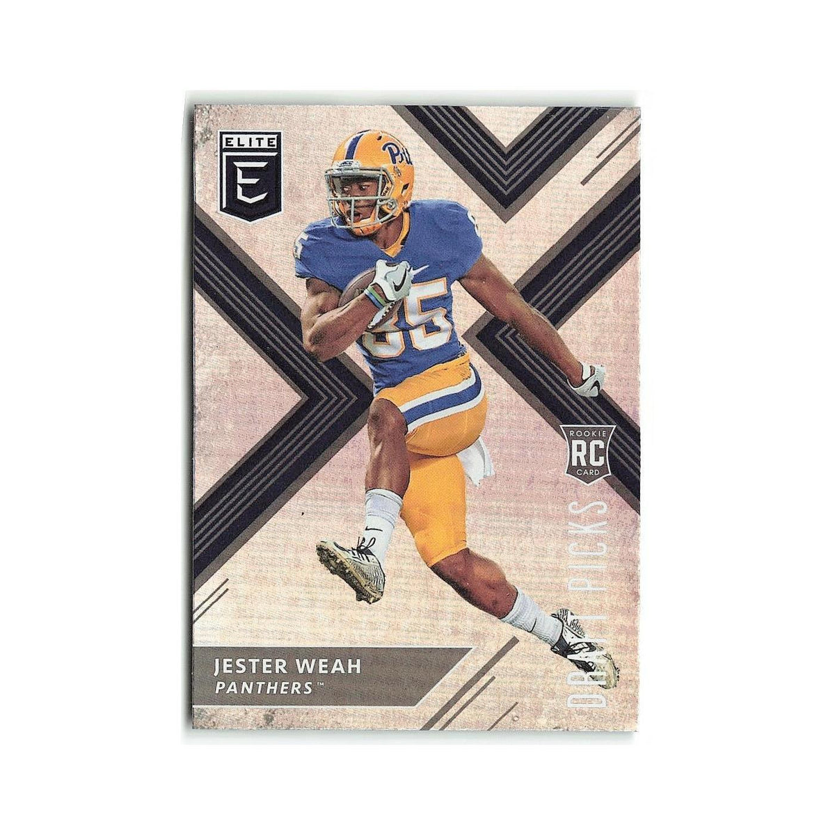 Jester Weah Rookie 2018 Panini Elite Draft Picks #144 Pittsburgh Panthers NM