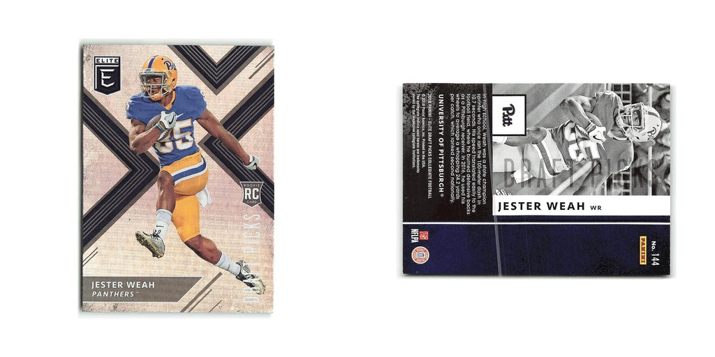 Jester Weah Rookie 2018 Panini Elite Draft Picks #144 Pittsburgh Panthers NM