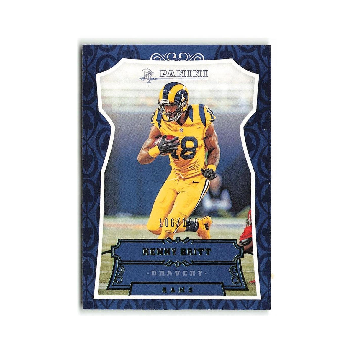 Kenny Britt #/199 2016 Panini #19 Los Angeles Rams Football Card NM