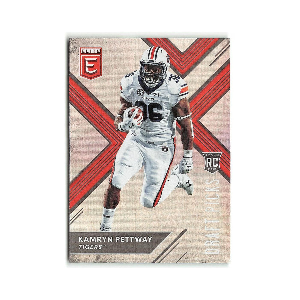 Kamryn Pettway Rookie 2018 Panini Elite Draft Picks #128 Auburn Tigers NM