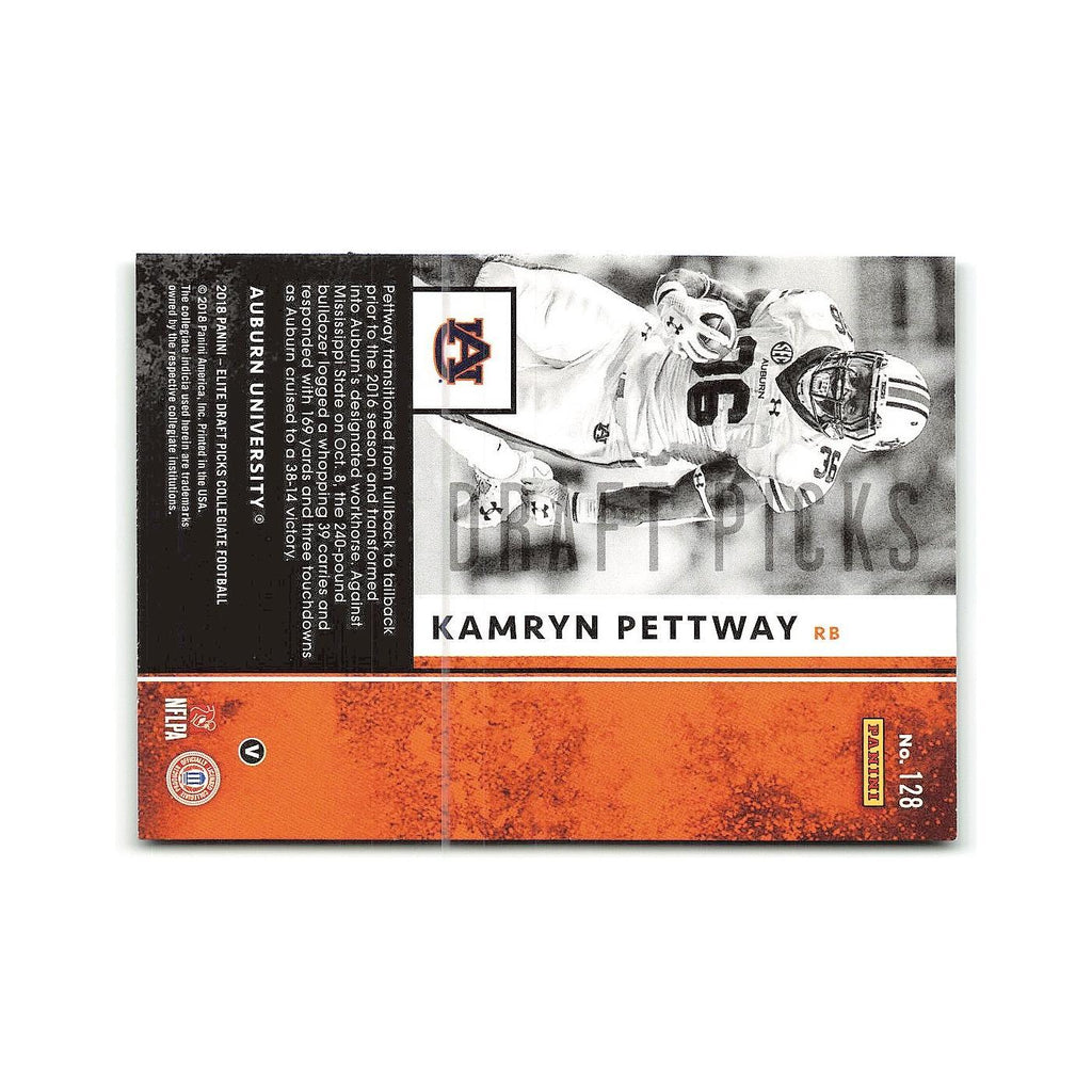 Kamryn Pettway Rookie 2018 Panini Elite Draft Picks #128 Auburn Tigers NM