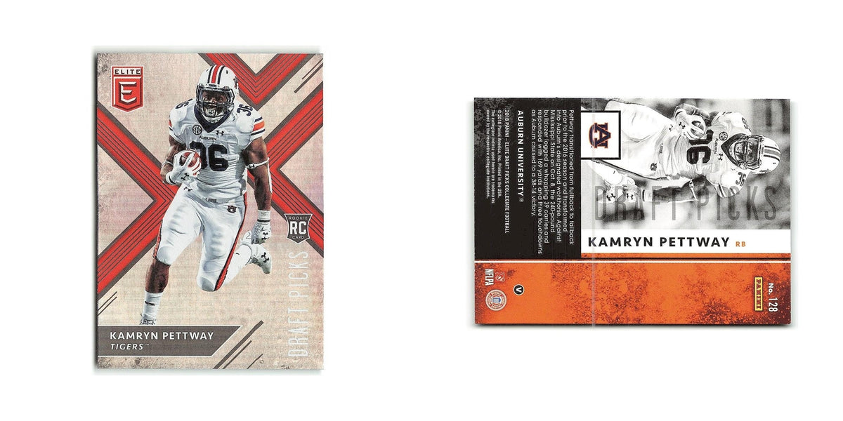 Kamryn Pettway Rookie 2018 Panini Elite Draft Picks #128 Auburn Tigers NM