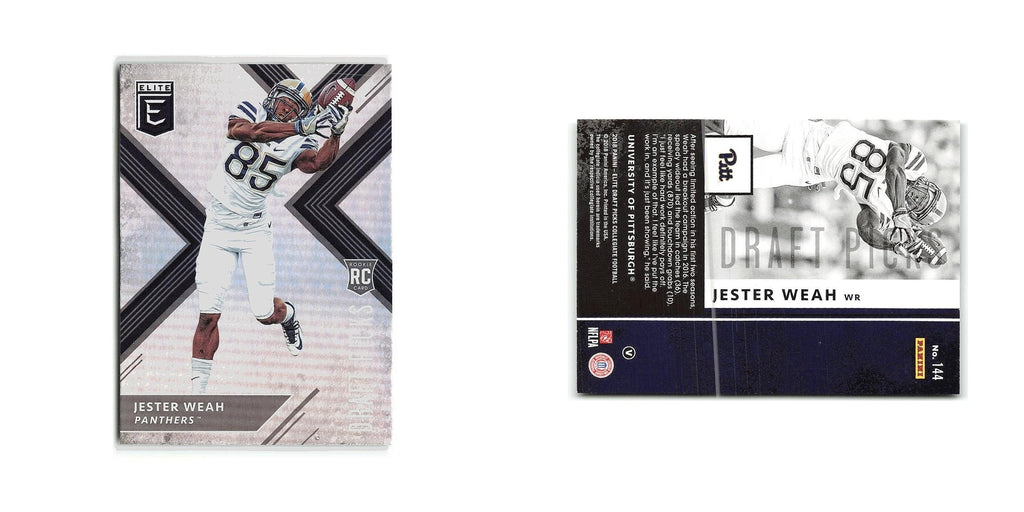 Jester Weah Rookie 2018 Panini Elite Draft Picks #144 Pittsburgh Panthers NM