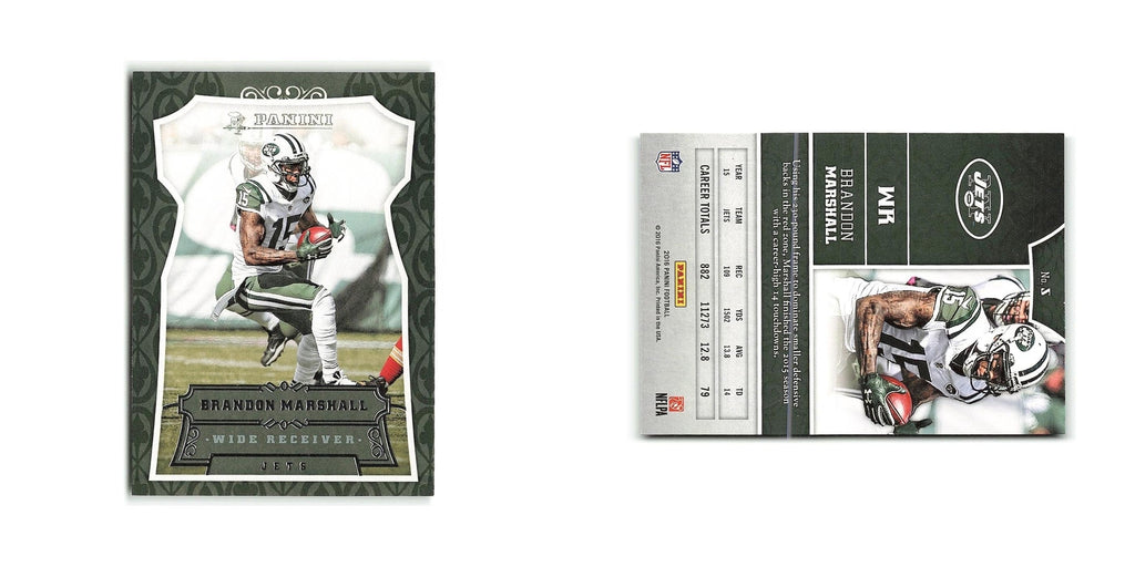 Brandon Marshall 2016 Panini #5 New York Jets Football Card NM