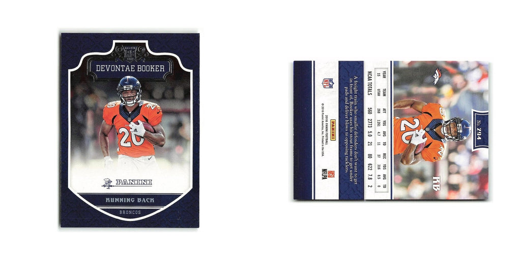 Devontae Booker Rookie 2016 Panini #294 Denver Broncos Football Card NM