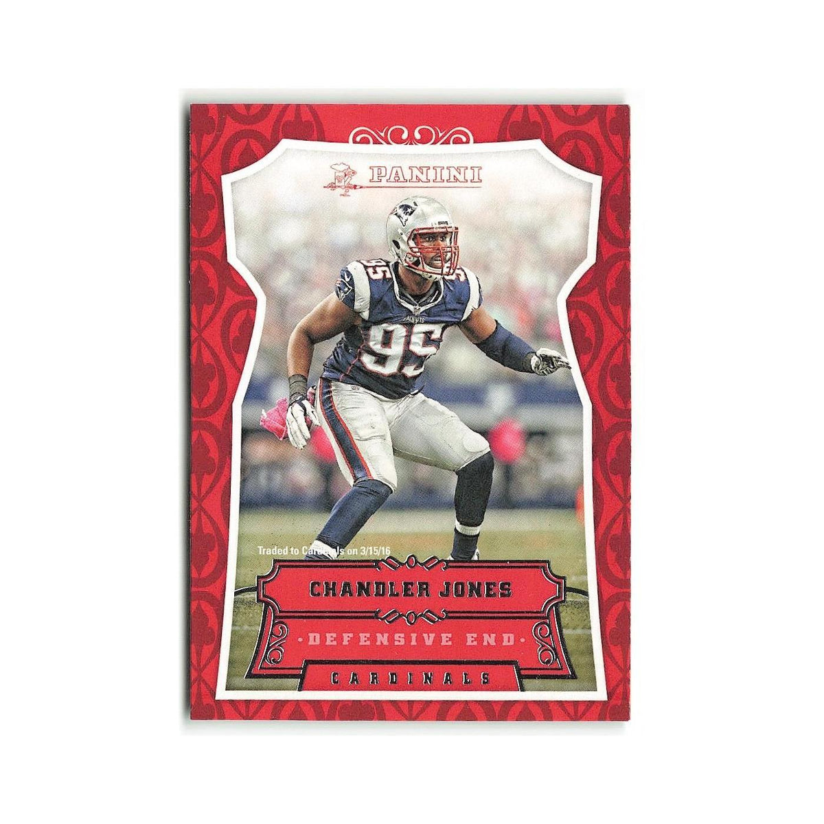 Chandler Jones 2016 Panini #87 New England Patriots Football Card NM