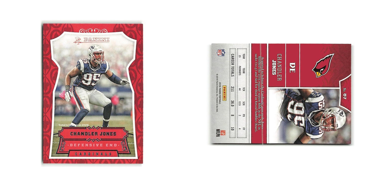 Chandler Jones 2016 Panini #87 New England Patriots Football Card NM