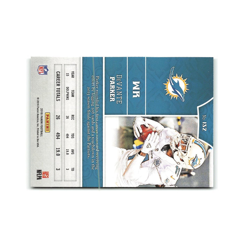 DeVante Parker 2016 Panini #152 Miami Dolphins Football Card NM
