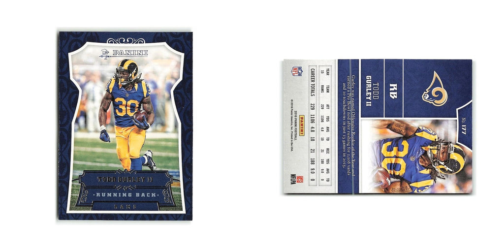 Todd Gurley II 2016 Panini #177 Los Angeles Rams Football Card NM