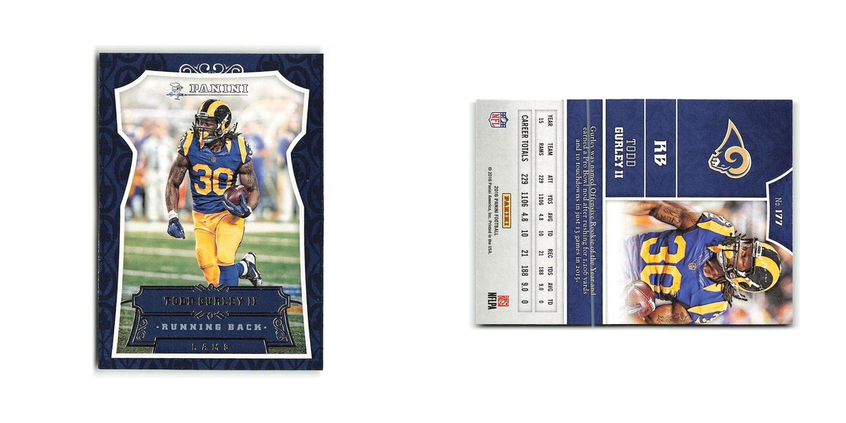 Todd Gurley II 2016 Panini #177 Los Angeles Rams Football Card NM