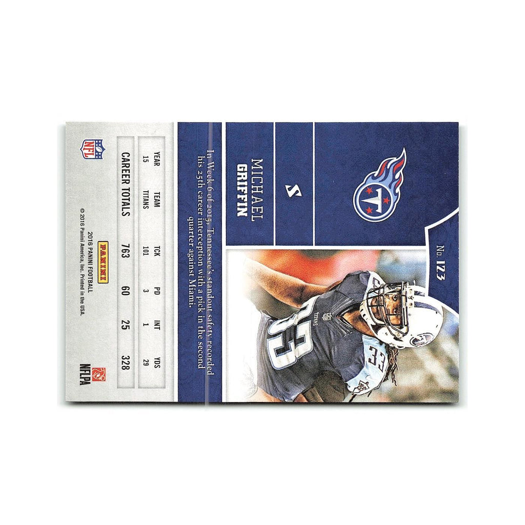 Michael Griffin 2016 Panini #123 Tennessee Titans Football Card NM